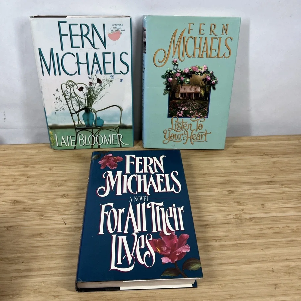 Fern Michaels Lot 3 Hardcover Books Listen to Your Heart Late Bloomer